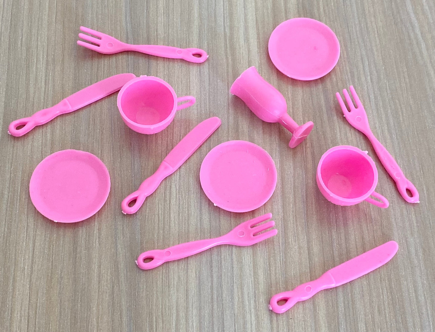 100pcs. Adorable Mini Food/Flatware/Utensil Set-toy doll accessories