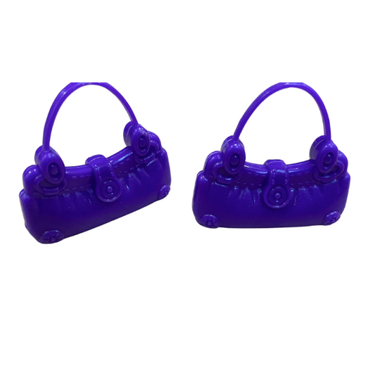 10pcs. Purple Fashion Doll Toy Handbags