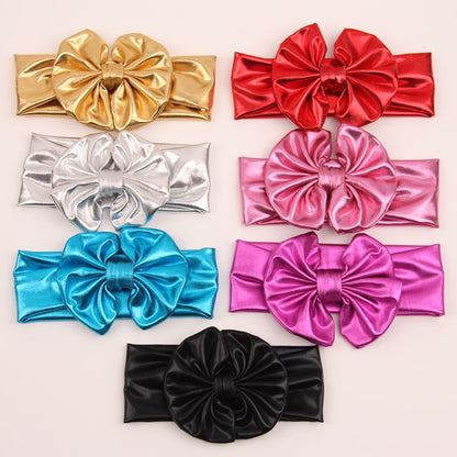 Adorable Little Girl Metallic Headwraps-for infants-toddlers