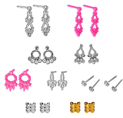 100pcs. Fashion Doll Dress-Up Accessories-purses, shoes, brushes,and more!