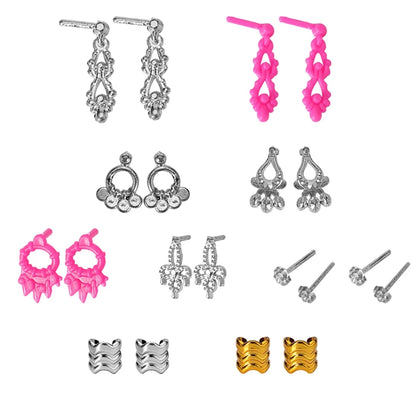 100pcs. of GOLD and SILVER Jewelry-for fashion dolls