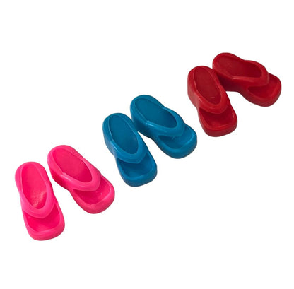 10 pairs of Colorful Sandals-for Fashion Dolls