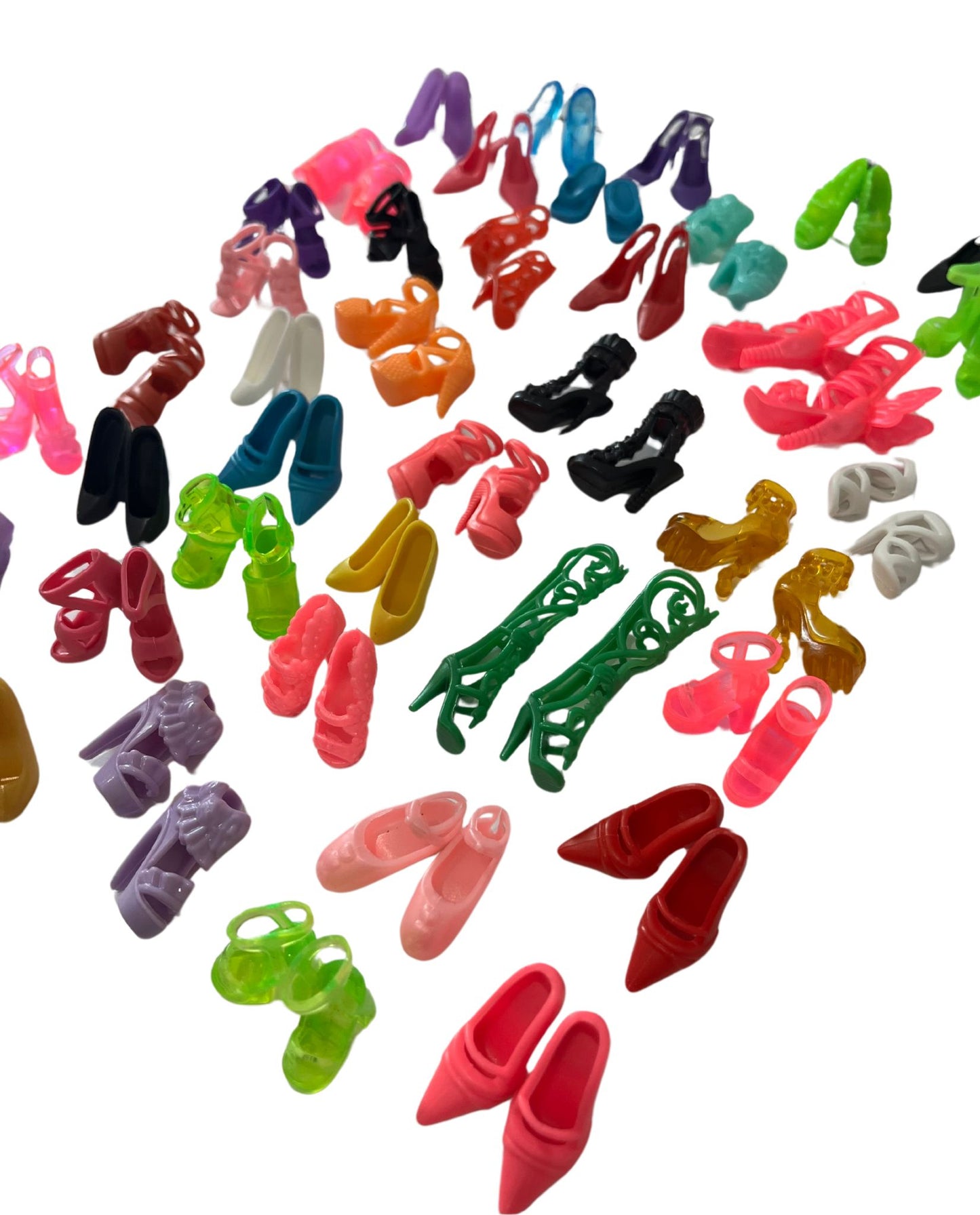 40 pairs of Mix Lot Fashion Doll Shoes