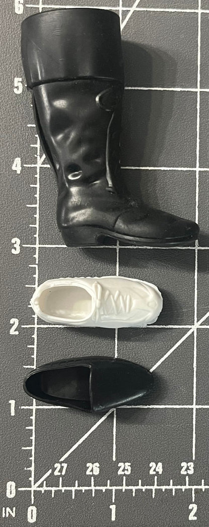 3 pairs of Boy Fashion Doll Shoes and Boots