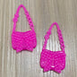 10pcs. Pink Bow Fashion Doll Toy Purses