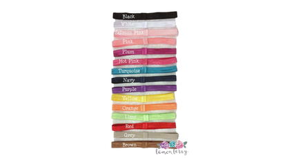 Interchangeable Fold over Elastic Headbands