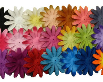 100pcs. Mix Lot Spring Daisy Flower Petals-for DIY Flowers-4" Petals